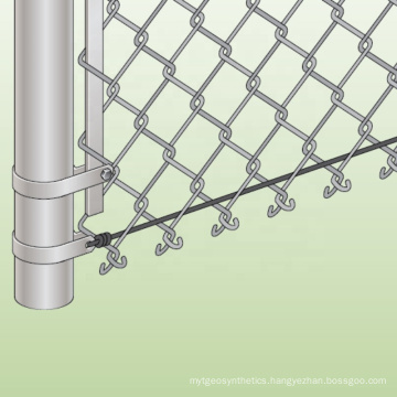 Galvanized diamond hook wire mesh, PVC Coated Chain Link guardrail